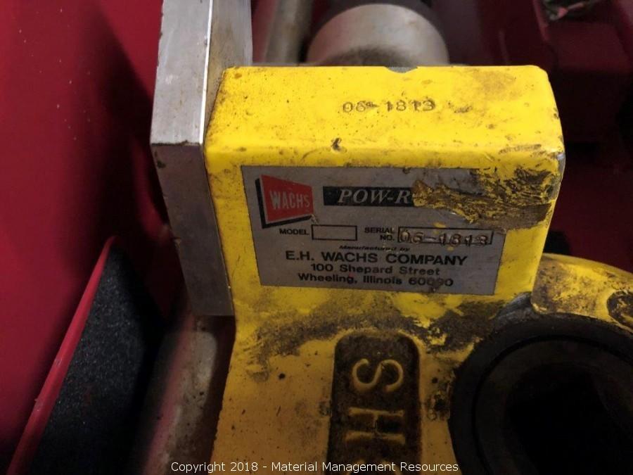 Material Management Resources Listing Shop Equipment (AW18002) ITEM WACHS POWRDRIVE