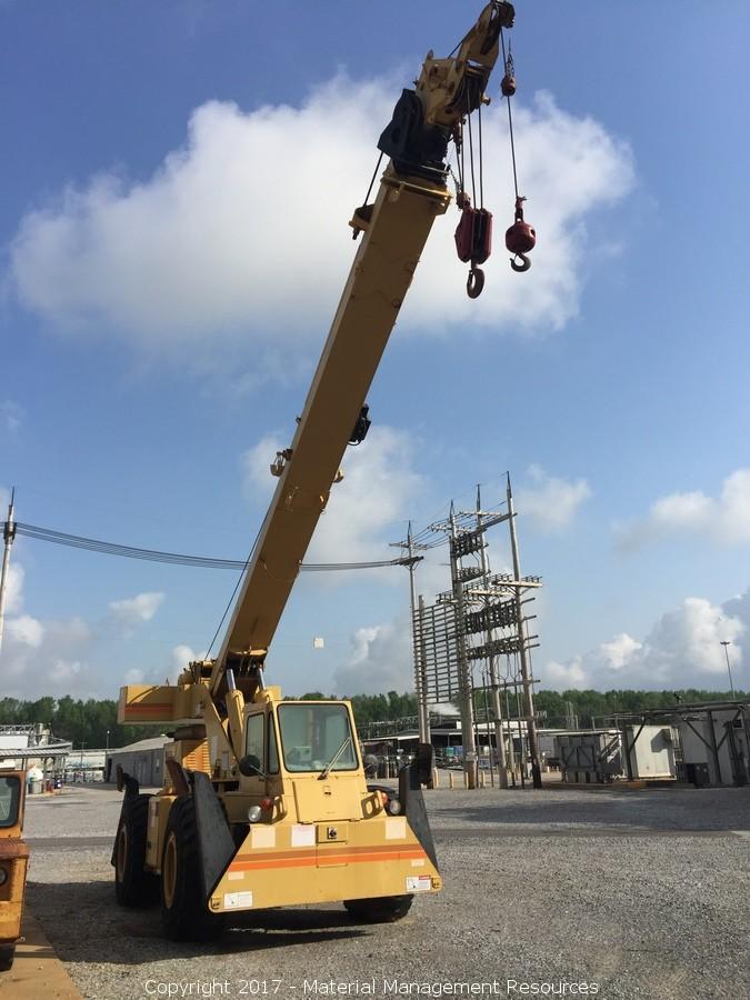 Material Management Resources Listing Misc. Cranes, Backhoe, Front